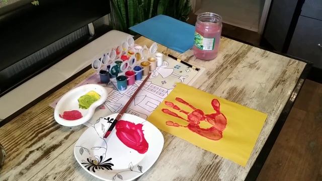 Рисование ладошками, как заинтересовать ребёнка заниматься живописью. artalexfil смотреть онлайн
