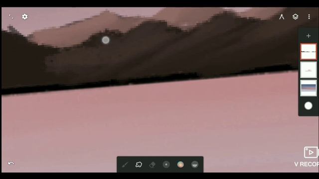 Morning landscape Painting | Infinite Painter Tutorial | Digital painting | mobile phone смотреть онлайн