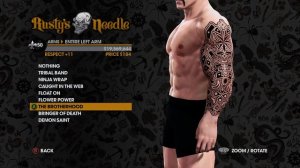 Saints Row The Third  - All Male Tattoos (Updated)
