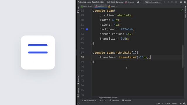 ? Hamburger Menu | CSS & JavaScript смотреть онлайн