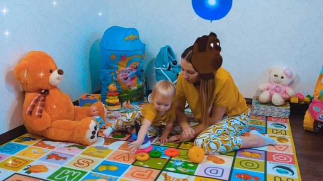 Детская развивающая игра пирамидка! Учим цвета! Играем вместе! смотреть онлайн