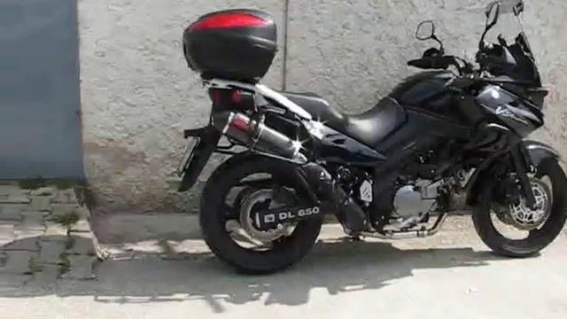 Suzuki DL 650 - V-Strom (2005) MASS EXHAUSTS смотреть онлайн