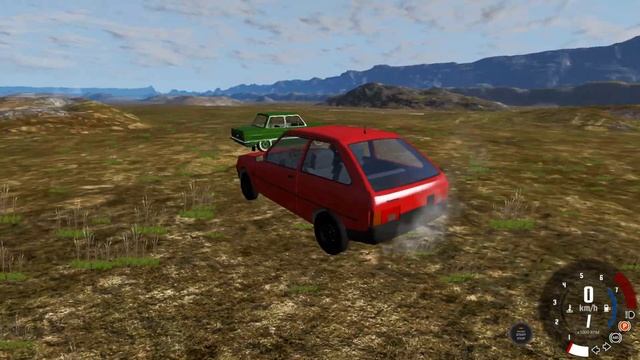 ЗАЗ 1102 "Таврия" VS ЗАЗ 968М "Запорожец" (Сравнение машин в BeamNG) смотреть онлайн