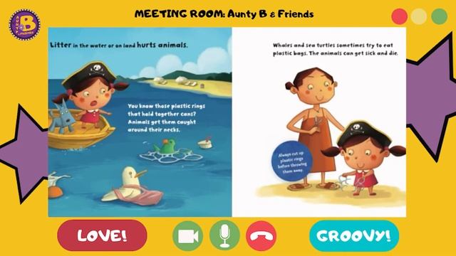 Look Out for Litter | Books Galore with Khadijah | Aunty B & Friends смотреть онлайн