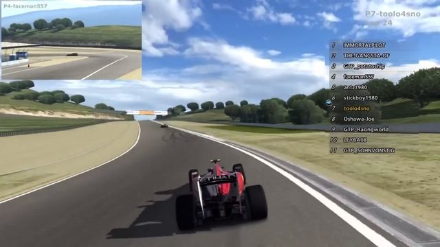 GT5 - Ferrari F10 Formula 1 World Championship S1 - Race 1 - Laguna Seca - 120311 (Commentary,US) смотреть онлайн