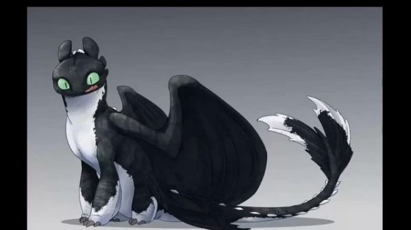 Как приручить дракона арты . Беззубик и Дневная фурия.