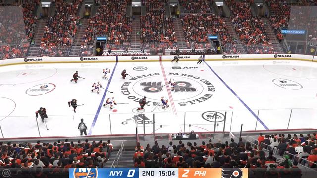 NHL 24 Gameplay - Philadelphia Flyers vs New York Islanders PS5 смотреть онлайн