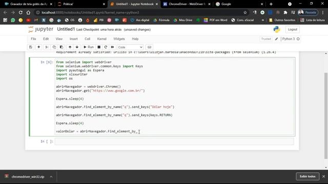 [Python e Excel] Um ROBÔ que faz pesquisas por você na internet смотреть онлайн