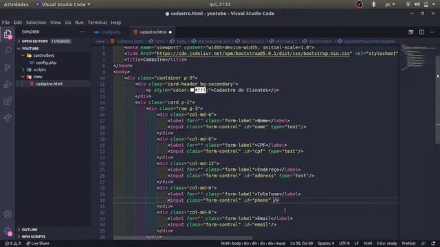 CRUD com PHP, MySQL, JavaScript & Bootstrap 5 (Create, Read, Update, Delete) | PARTE 2. смотреть онлайн