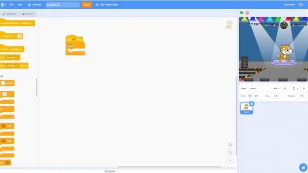 Scratch Tutorial | Intro to Scratch | Part 1 | Scratch Easy Beginner Tutorial