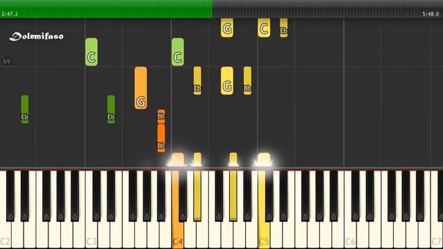 Wind Naruto Piano Tutorial Easy смотреть онлайн