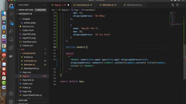 Khoá học ReactJS 2022: Bài 08 - Làm việc với Props trong ReactJS - Phần 2 смотреть онлайн