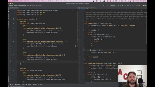 LeetCode exercises in Kotlin #3 - Smallest Missing Number смотреть онлайн