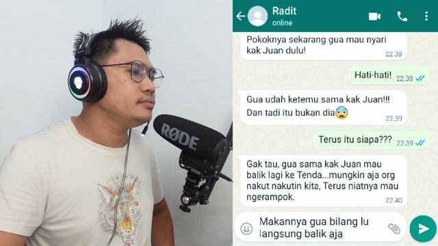DI TEROR HANTU VALAK DI RUMAH TUA! CHAT HISTORY SERAM ARFANDI MOKO смотреть онлайн