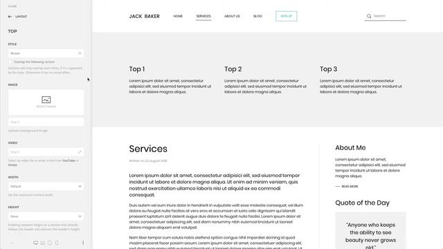 Setting the Top and Bottom Positions | YOOtheme Documentation (Joomla) смотреть онлайн