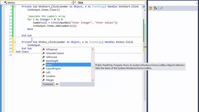 Visual Basic Programming Challenge: Sorting Arrays Ascending and Descending смотреть онлайн