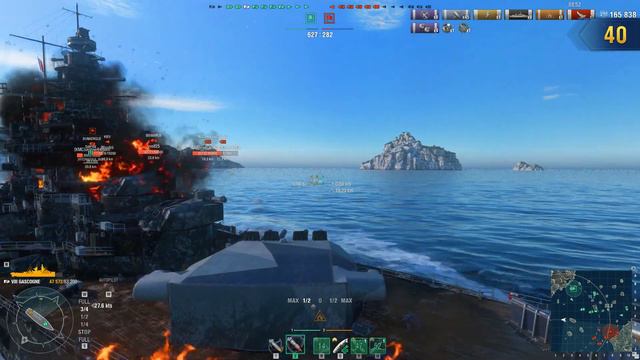 Armada in 90 seconds: Gascogne | World of Warships смотреть онлайн