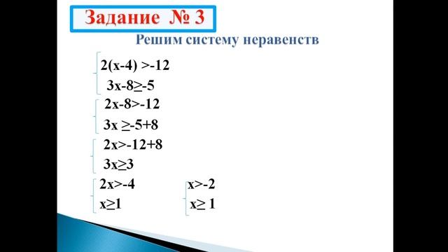 Оренбургская телешкола: 8 класс Алгебра