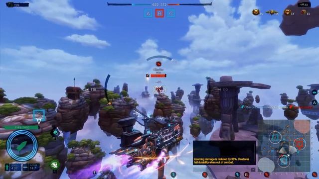 Cloud Pirates PC gameplay - Free to play multiplayer airship combat смотреть онлайн