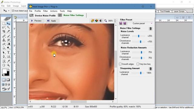 How to install neat image in Photoshop | Face touchup in photoshop | Photoshop tutorial смотреть онлайн