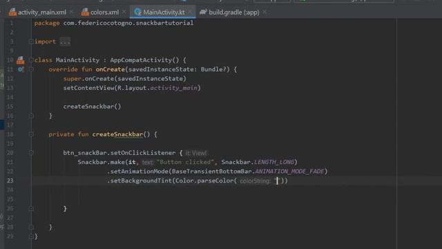 Material SnackBar with Action Tutorial (Android Studio 2020) смотреть онлайн