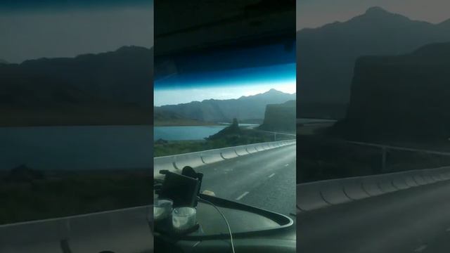 #Вeautiful Mountains of Bishkek through Turtkul we go by#Truck#Красивый горы Бишкека через Турткуль смотреть онлайн