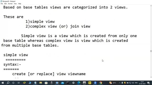 ORACLE 19c tutorials || Demo - 1 || by Mr. Murali On 23-05-2023 @12Noon IST смотреть онлайн