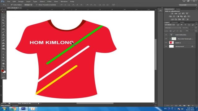 Adobe Photoshop Cs6 Design T-shirt смотреть онлайн