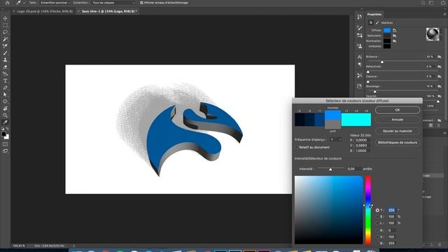 Tuto : Transformer un Logo 2D en 3D sur Photoshop ! смотреть онлайн