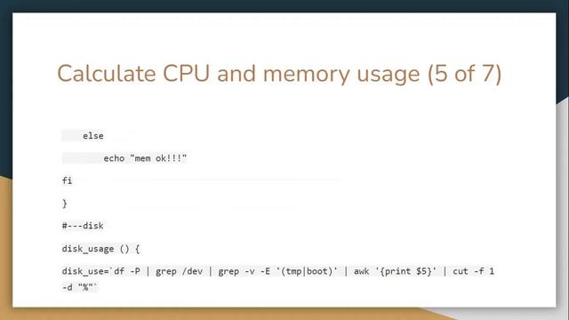 Shell Script to Get CPU Memory Utilization смотреть онлайн
