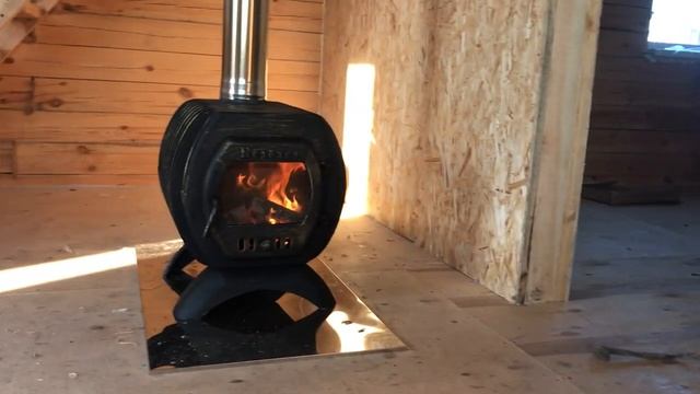 Первый розжиг печи! смотреть онлайн