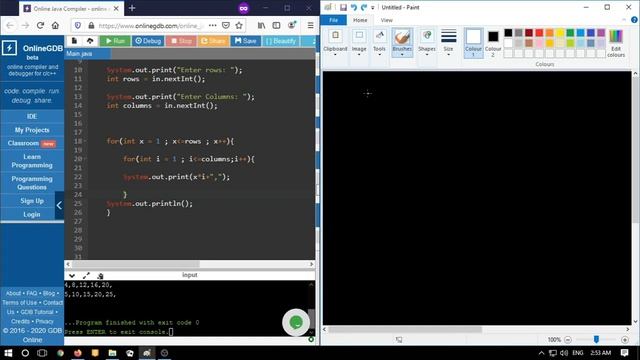 Java Program walk-through. Multiplication table смотреть онлайн