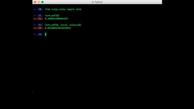Gaussian PDF and CDF смотреть онлайн