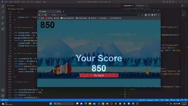 Java Script simpale animation Game смотреть онлайн