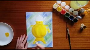 Видеозапись мастер-класса по рисованию красками «Тульский самовар».