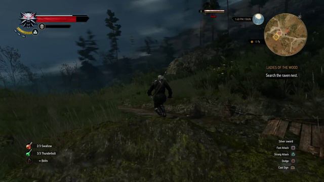 The Witcher 3 - Ladies of the Wood: Climbing Action & Harpies Combat Gameplay, Bestiary Information смотреть онлайн