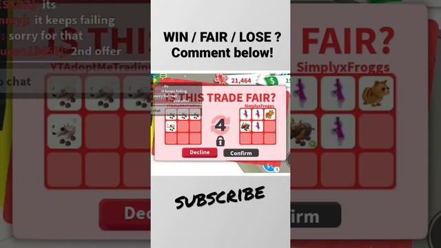Win / Fair / Lose for my 4 Lambs in Roblox Adopt Me смотреть онлайн