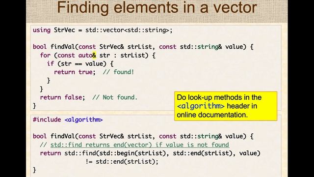 Part 4: Containers - Vectors, unordered map, iterators смотреть онлайн