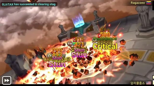 METEOR Rain with 2A Fire Fairy ISELIA - Summoners War смотреть онлайн
