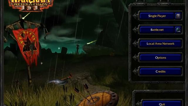 Warcraft 3 Reign of Chaos Game Menu With Sound смотреть онлайн