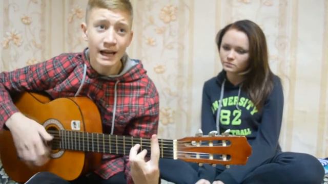 Девушка с парнем классно спели . Girl with a guy famously sang смотреть онлайн