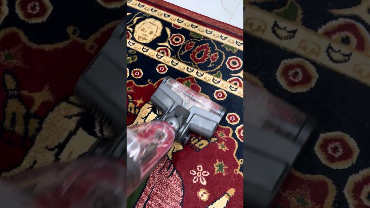 Чистка ковра Большой Лебовски-2 пылесосом Atvel F16 смотреть онлайн