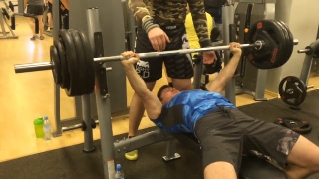 Жим лёжа 155 кг (21.03.16) смотреть онлайн