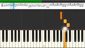 Бременские музыканты - Ничего на свете лучше нету (лёгкие ноты детских песен для игры на пианино)
