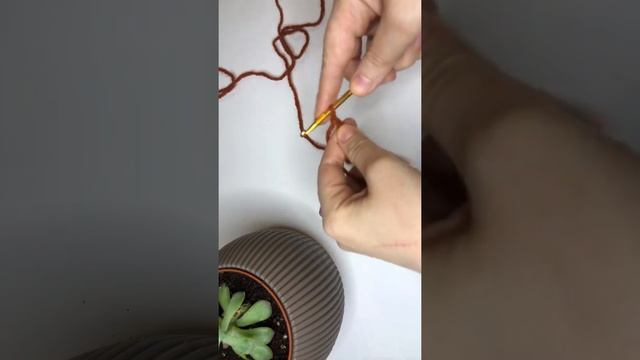 вязание крючком для начинающих, косичка из воздушных петель. Crochet for beginners. crocheting смотреть онлайн