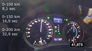Разгон Lexus is250 RWD 208hp 0-100 \ 0-200 | Acceleration speed Lexus is 250