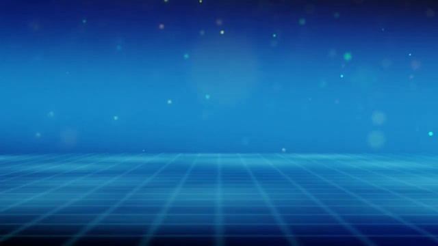 Floor Mesh Grid Retro Horizon Moving Animation Blue Motion Background for Title смотреть онлайн