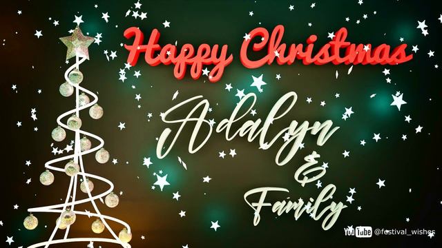 Adalyn #Christmas #special #video #wish Happy Christmas song - Happy Christmas wishes to you смотреть онлайн