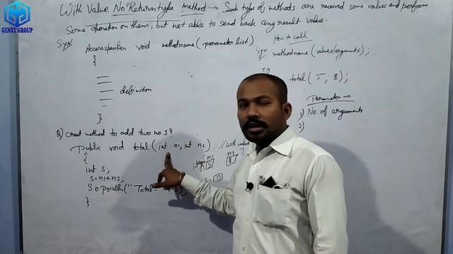 User Defined Method in Java Part -4 (With Value No Return type Method) смотреть онлайн