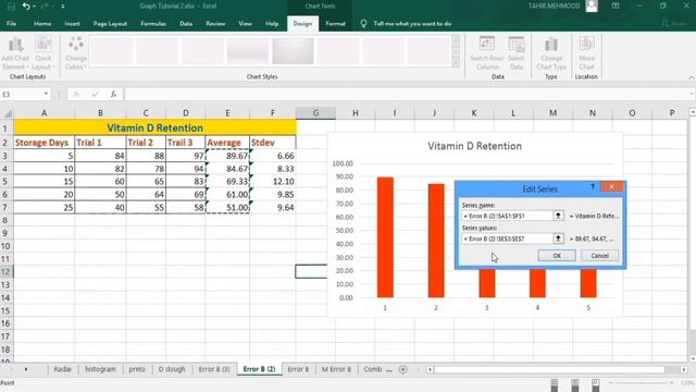 How To Add Error Bars In Excel (Custom Error Bars) | Error Bars Bar Graph Excel | Error Bars Graph смотреть онлайн